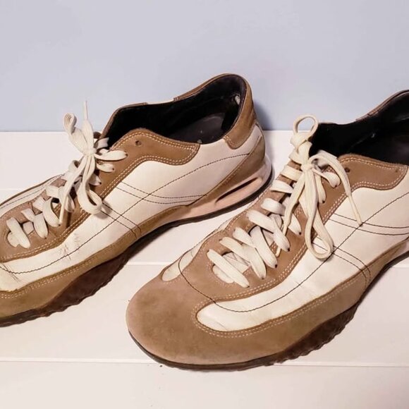 Cole Haan Nike Air Sole White and Brown 9.5M - Picture 4 of 10
